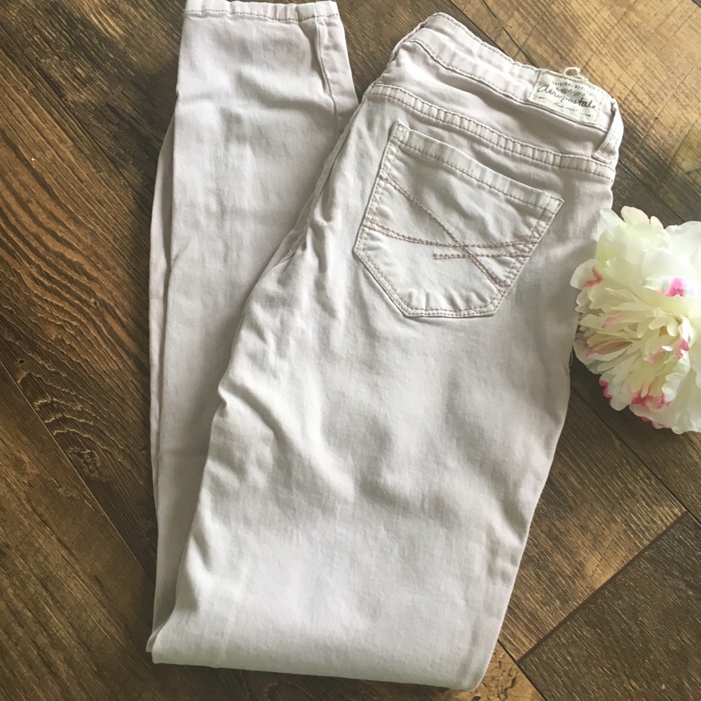 Light Pink Skinny Pants